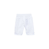 3 Pommes Mini Girl White Cropped Trousers
